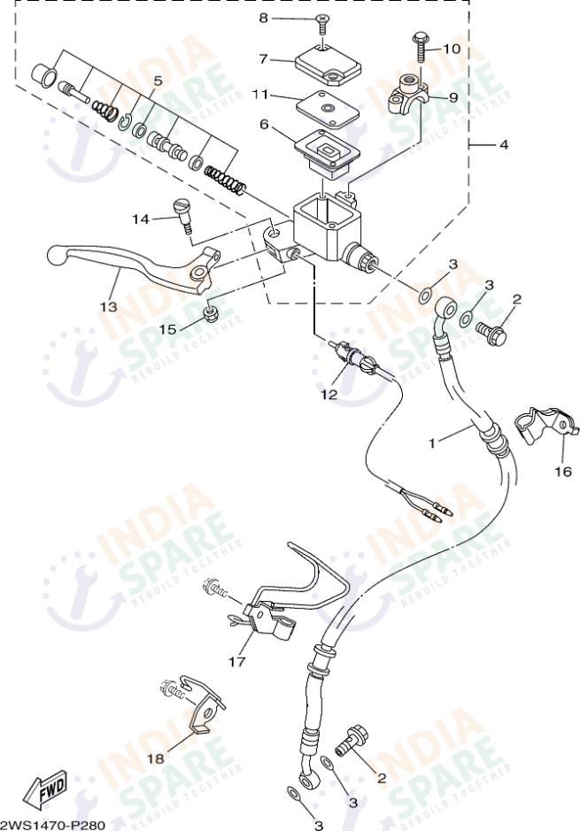 FRONT MASTER CYLINDER